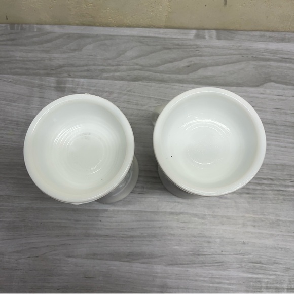 Tiara Exclusive White Milk Glass Mug #10575 In Box Set of 2 Vintage - Picture 10 of 14